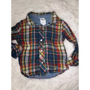 Genuine Kids By Osh Kosh Sz. 12 Mo. Snap Western Style Button Down. Adorable